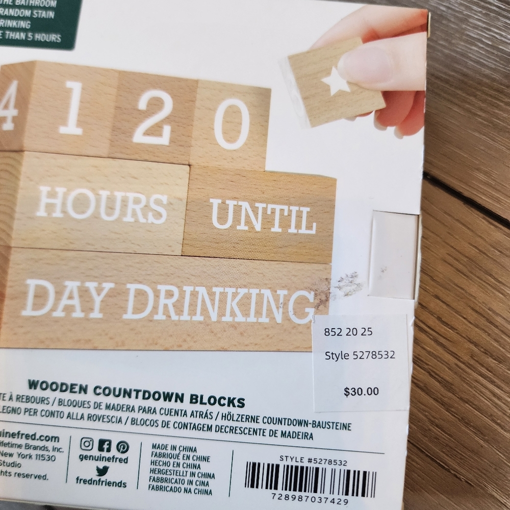 New Baby Countdown Blocks - Picture 11 of 15